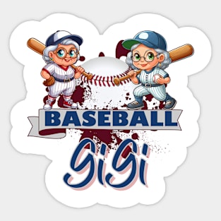 Baseball Gigi Women Ballpark Gigi Baseball Mom Sticker